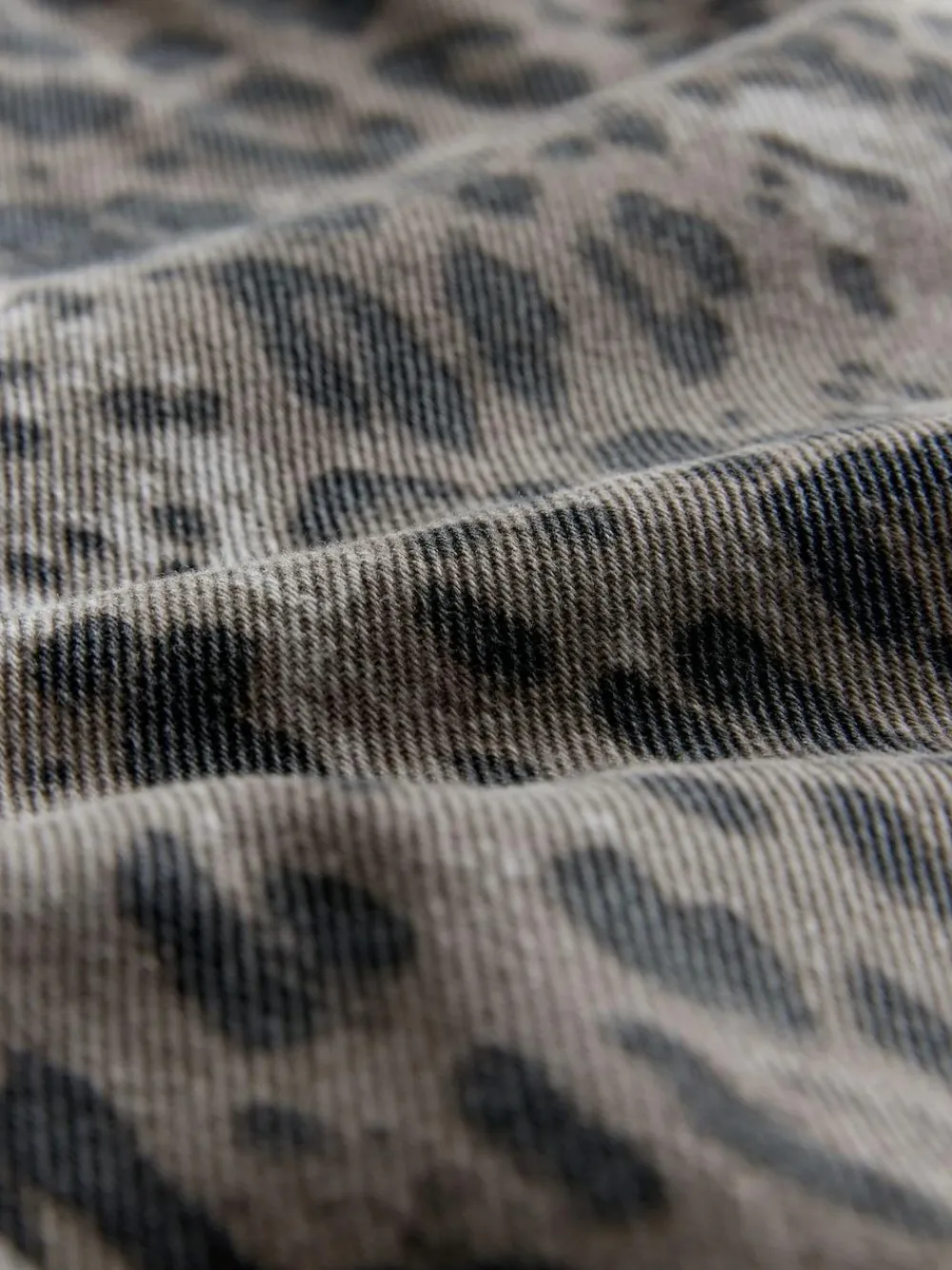 New Next Maternity Barrel Denim Jeans Animal Print