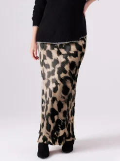 Next Animal Print Maternity Satin Maxi Skirt^Women Skirts