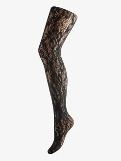 Ann Summers Black Lace Strappy Crotchless Tights^Women Socks & Tights