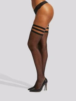 Best Ann Summers Black Leg Harness Fishnet Black Tights