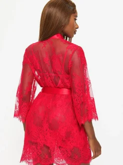 Ann Summers Availing All Over Lace Robe^Women Bathrobes