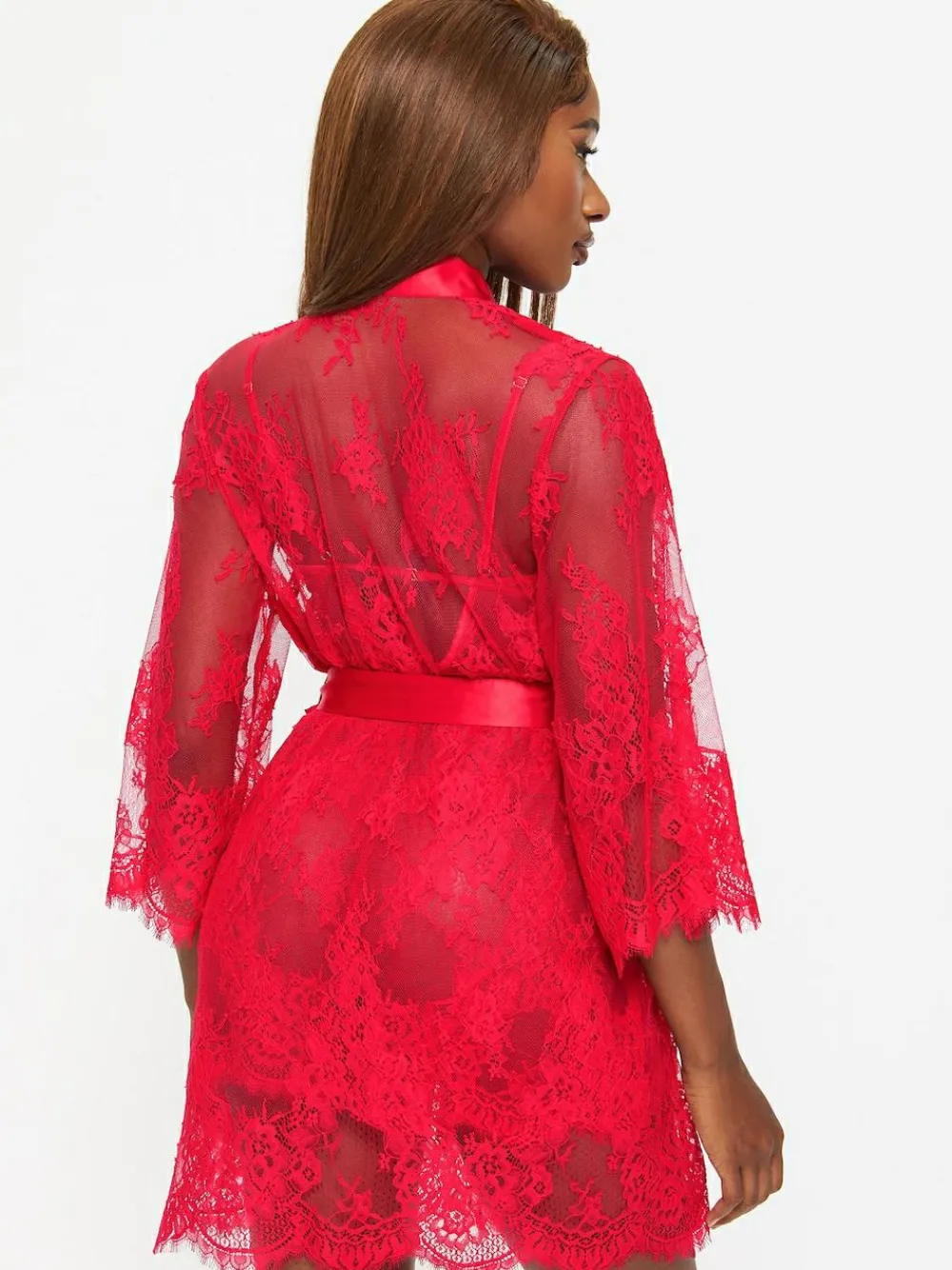 Ann Summers Availing All Over Lace Robe^Women Bathrobes
