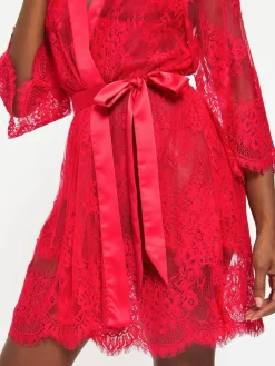 Ann Summers Availing All Over Lace Robe^Women Bathrobes