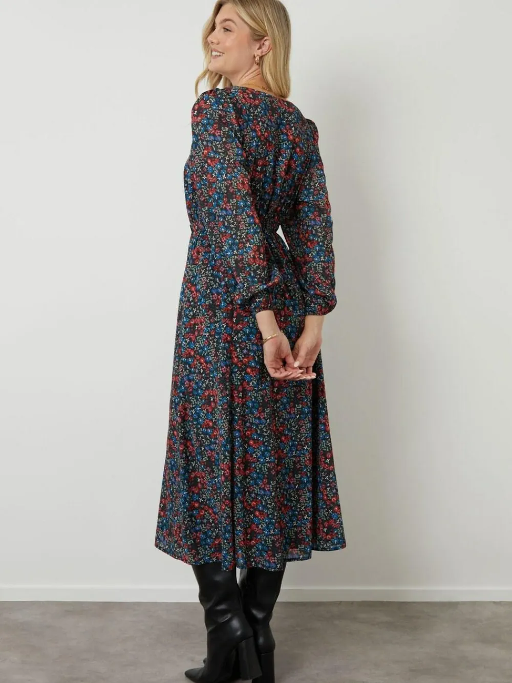 Another Sunday Bow Detail Milkmaid Midi Dress^Women Midi Dresses