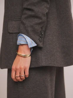 JD Williams Anthology By Grey Premium Herringbone Single Breasted Blazer