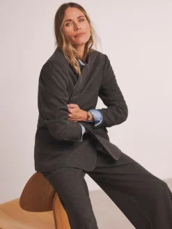 JD Williams Anthology By Grey Premium Herringbone Single Breasted Blazer