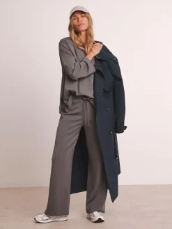 Sale JD Williams Anthology By Premium V Neck Seam Detail Modal Sweatshirt Grey