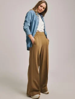 Best JD Williams Anthology By Premium Ponte Wide Leg Trousers Camel