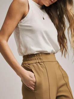 Best JD Williams Anthology By Premium Ponte Wide Leg Trousers Camel