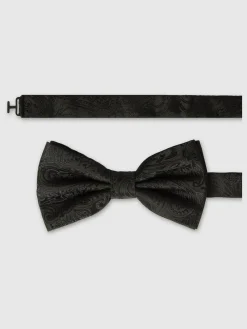 Antique Rogue Black Paisley Bow Tie^ Ties & Pocket Squares