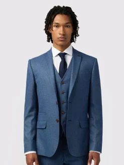 Antique Rogue Blue Blake Texture Jacket^ Blue Suits|Suits & Tuxedos
