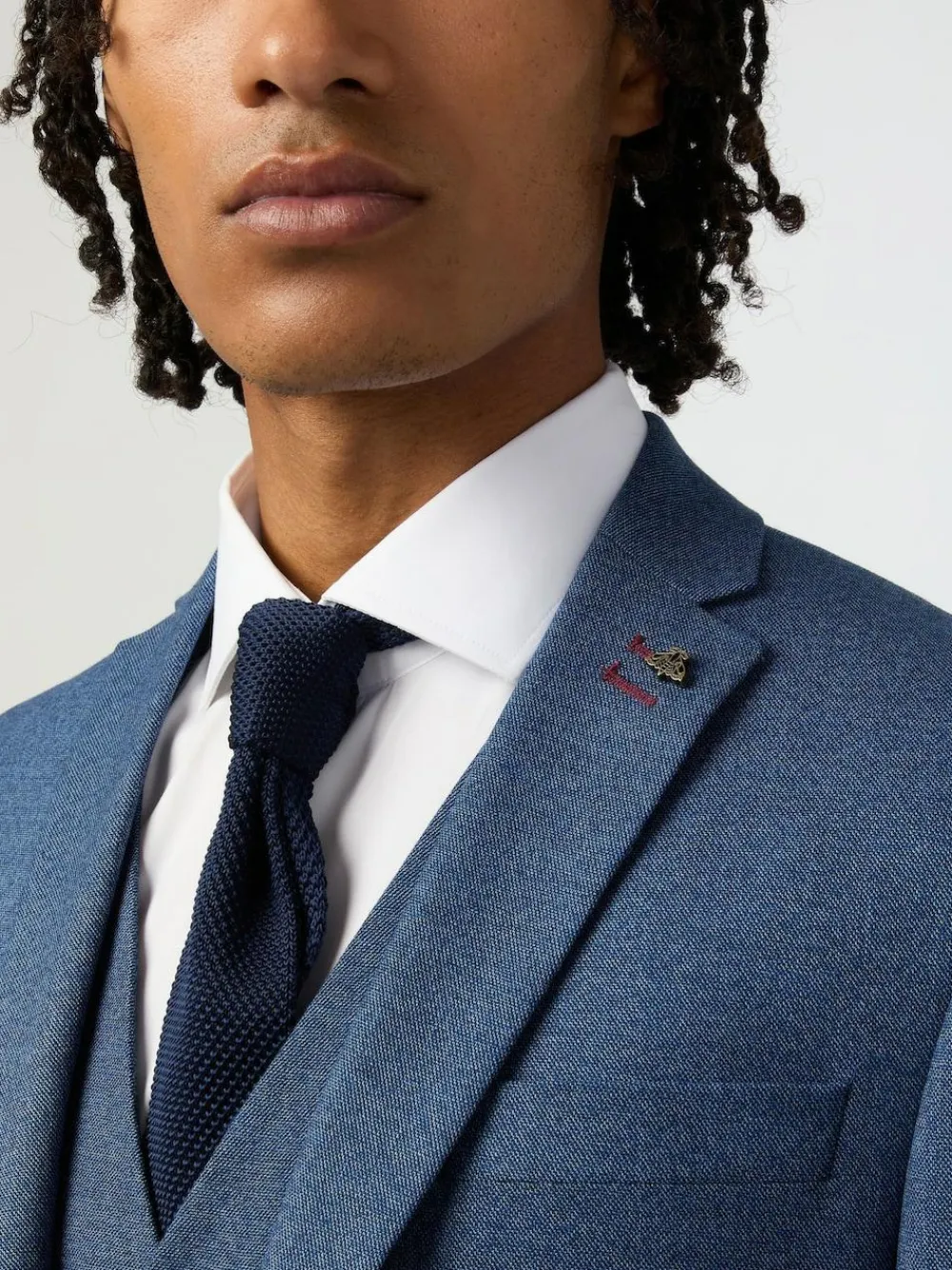 Antique Rogue Blue Blake Texture Jacket^ Blue Suits|Suits & Tuxedos