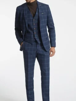 Antique Rogue Blue Hart Tweed Jacket^ Blue Suits