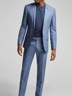 Antique Rogue Blue Hemlock Check Jacket^ Blue Suits