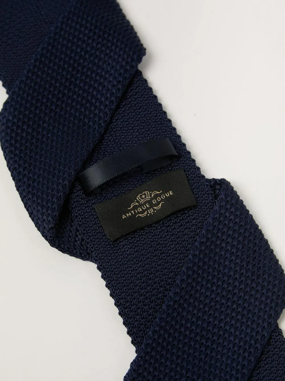 Antique Rogue Blue Knitted Tie^ Ties & Pocket Squares