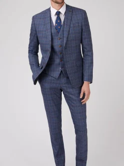 New Antique Rogue Blue Overcheck Jacket