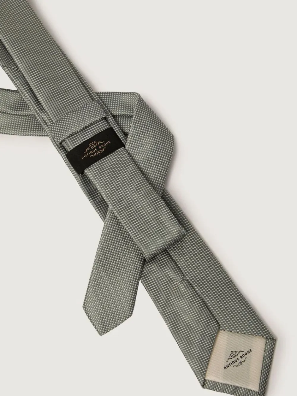Hot Antique Rogue Green Texture Tie