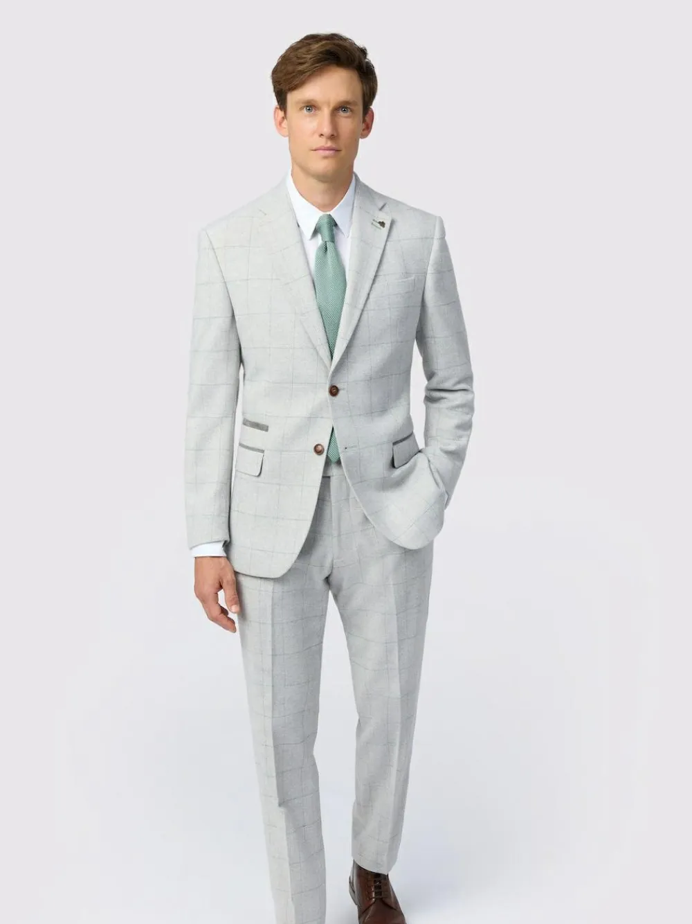 Hot Antique Rogue Grey Alva Check Tweed Jacket