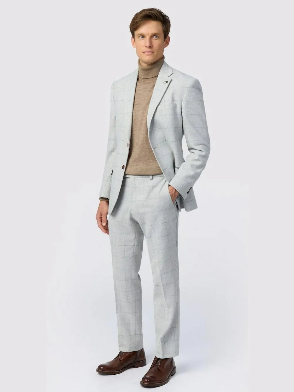 Hot Antique Rogue Grey Alva Check Tweed Jacket