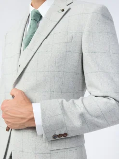 Hot Antique Rogue Grey Alva Check Tweed Jacket