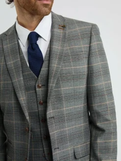 Antique Rogue Grey Bailey Check Jacket^ Suits & Tuxedos|Grey Suits
