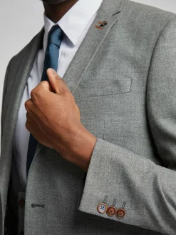 Antique Rogue Grey Blake Texture Jacket^ Grey Suits