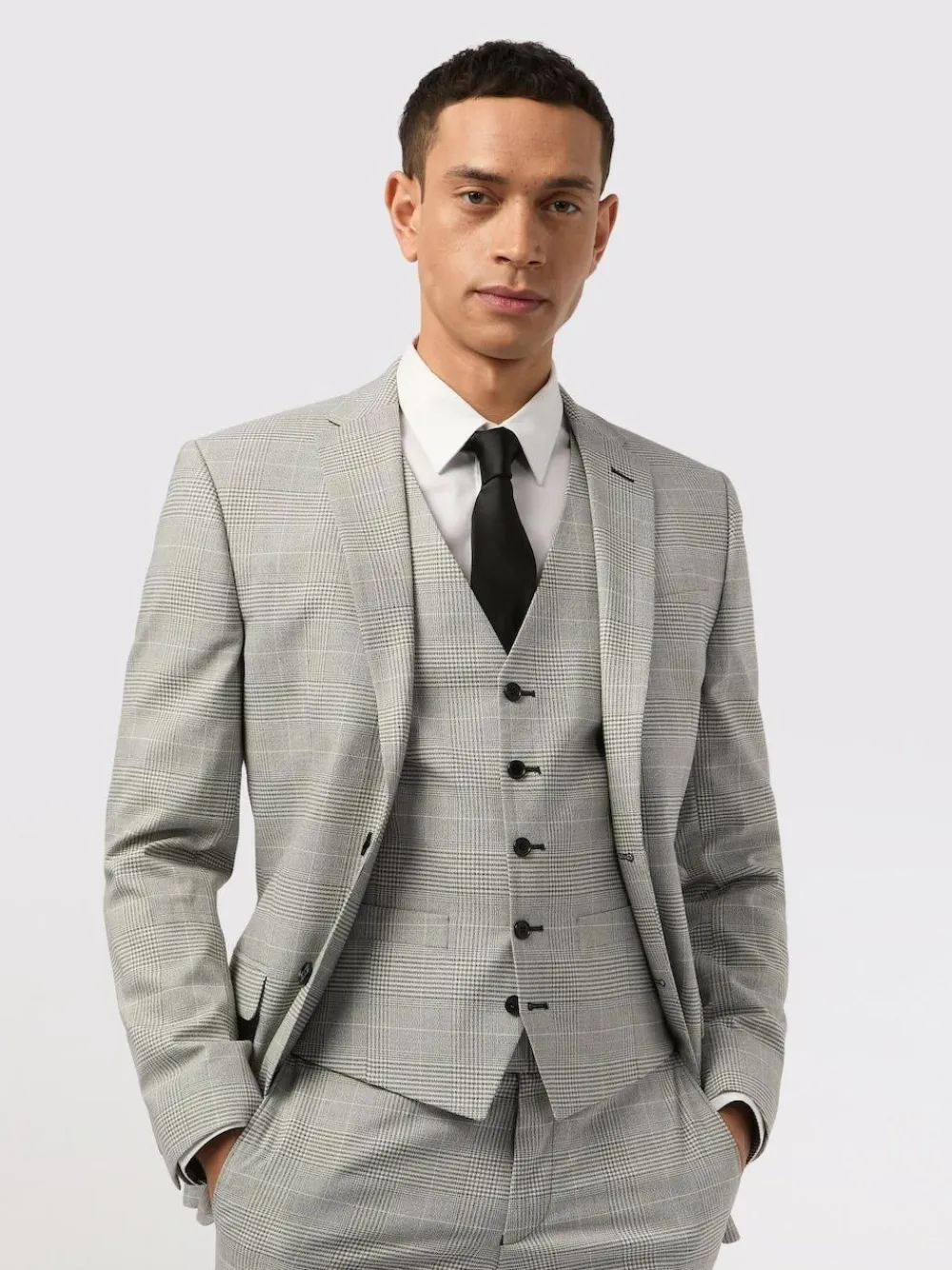 Antique Rogue Grey Check Jacket