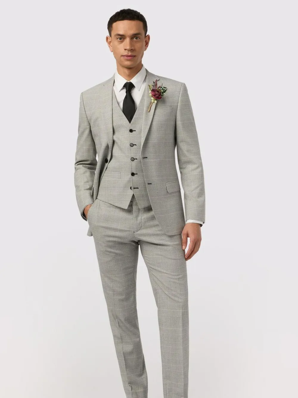 Antique Rogue Grey Check Jacket