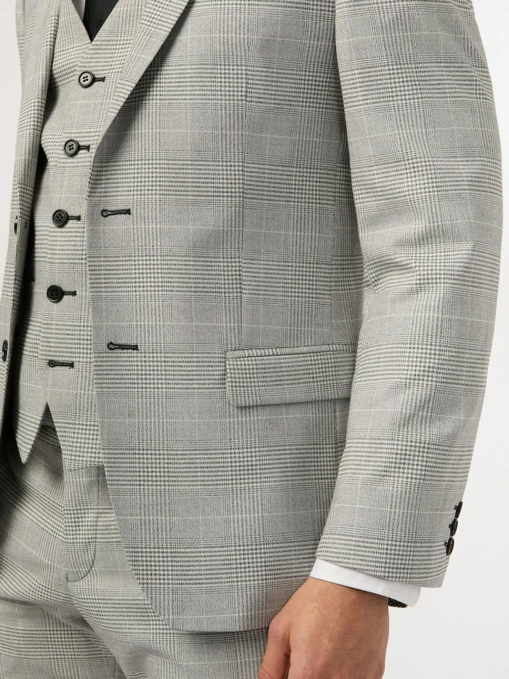 Antique Rogue Grey Check Jacket