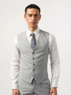 Antique Rogue Grey Montrose Pale Waistcoat^ Vests