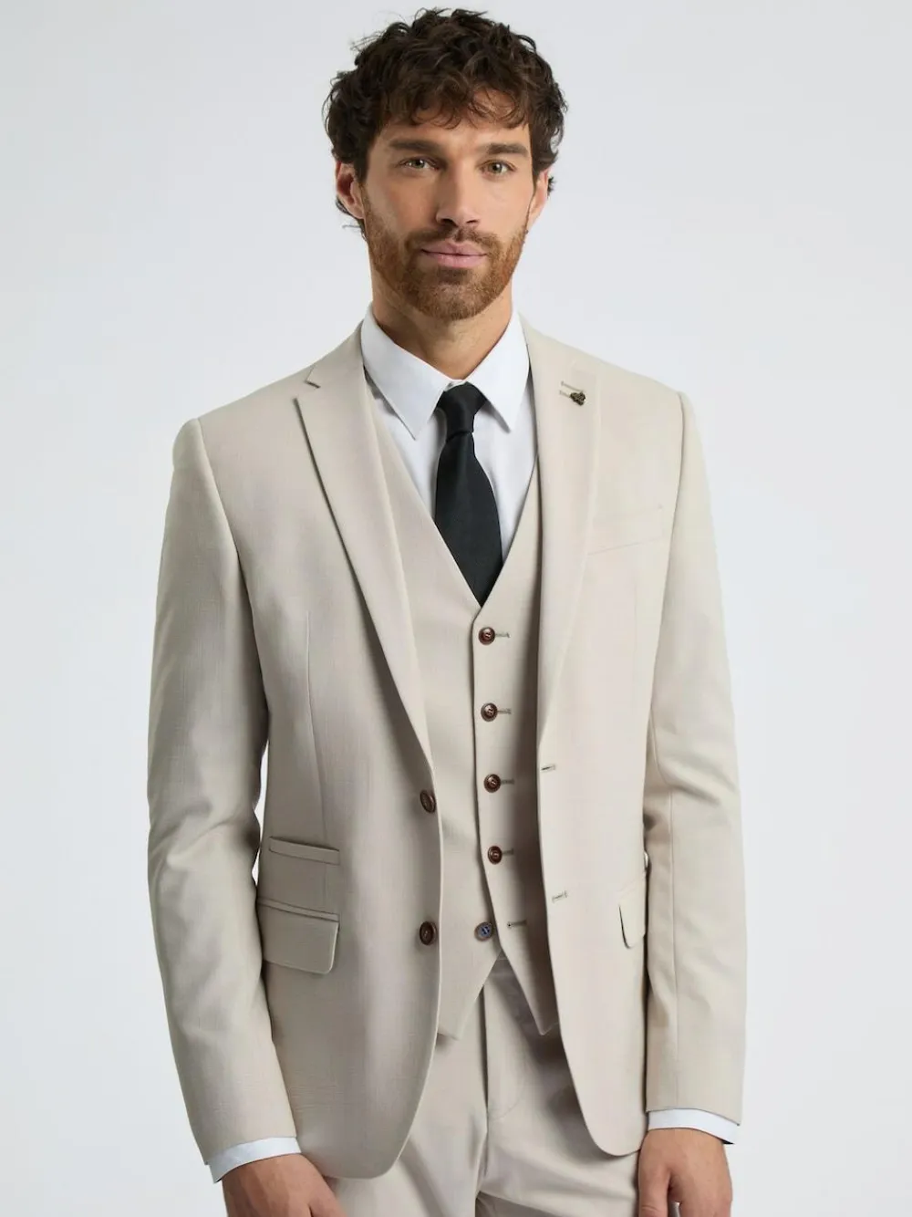 Antique Rogue Natural Branton Texture Jacket^ Suits & Tuxedos