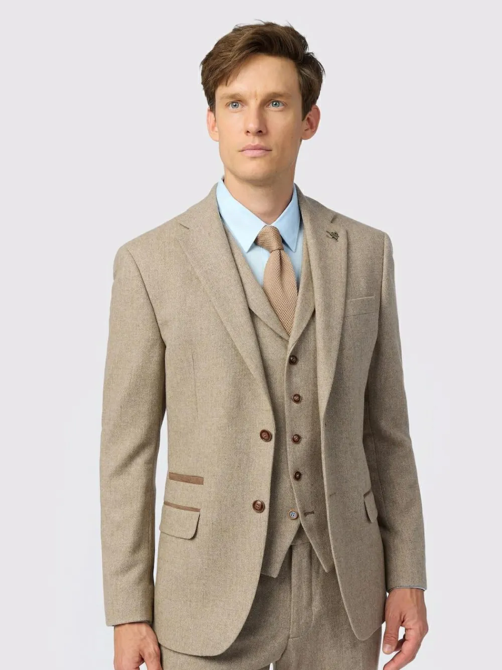 Antique Rogue Natural Herringbone Tweed Jacket^ Suits & Tuxedos