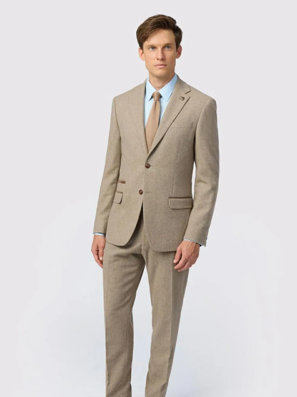 Antique Rogue Natural Herringbone Tweed Jacket^ Suits & Tuxedos