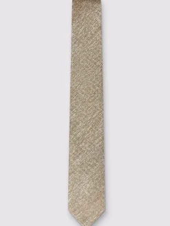 Antique Rogue Natural Plain Linen Blend Tie^ Ties & Pocket Squares