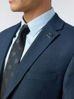 Outlet Antique Rogue Navy Blake Texture Regular Jacket