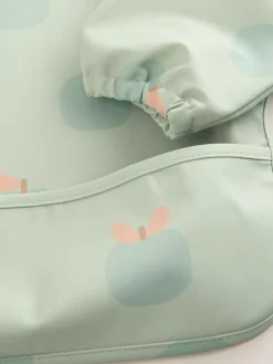 Next Apple Weaning And Feeding Sleeved Bib^ Unisex|Bibs