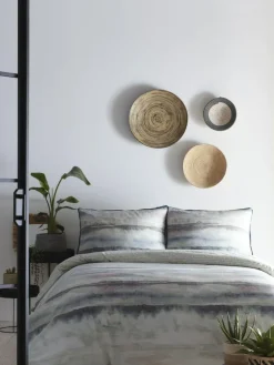 Best Appletree Blue Landscape 100% Cotton Duvet Cover And Pillowcase Set