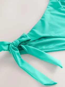 Online Next Tie Side Bikini Bottoms Aqua Green