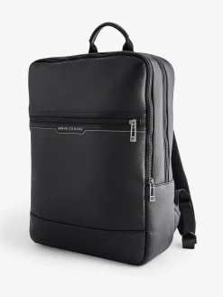 Discount Armani Exchange Logo Black Backpack