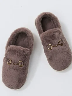 Online Aruelle Kelly Extra-Soft Brown Slippers