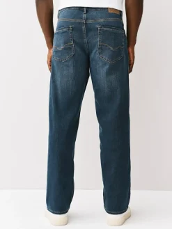 Next Ash Blue Relaxed Fit Comfort Stretch Jeans^ Jeans|Jeans
