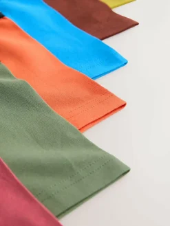 New Next Autumnal Multi with Black Waistband Trunks 7 Pack (2-16yrs)