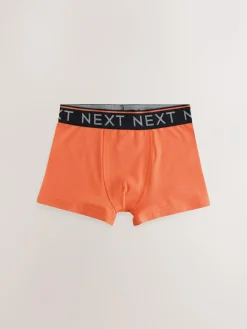New Next Autumnal Multi with Black Waistband Trunks 7 Pack (2-16yrs)