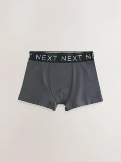 New Next Autumnal Multi with Black Waistband Trunks 7 Pack (2-16yrs)