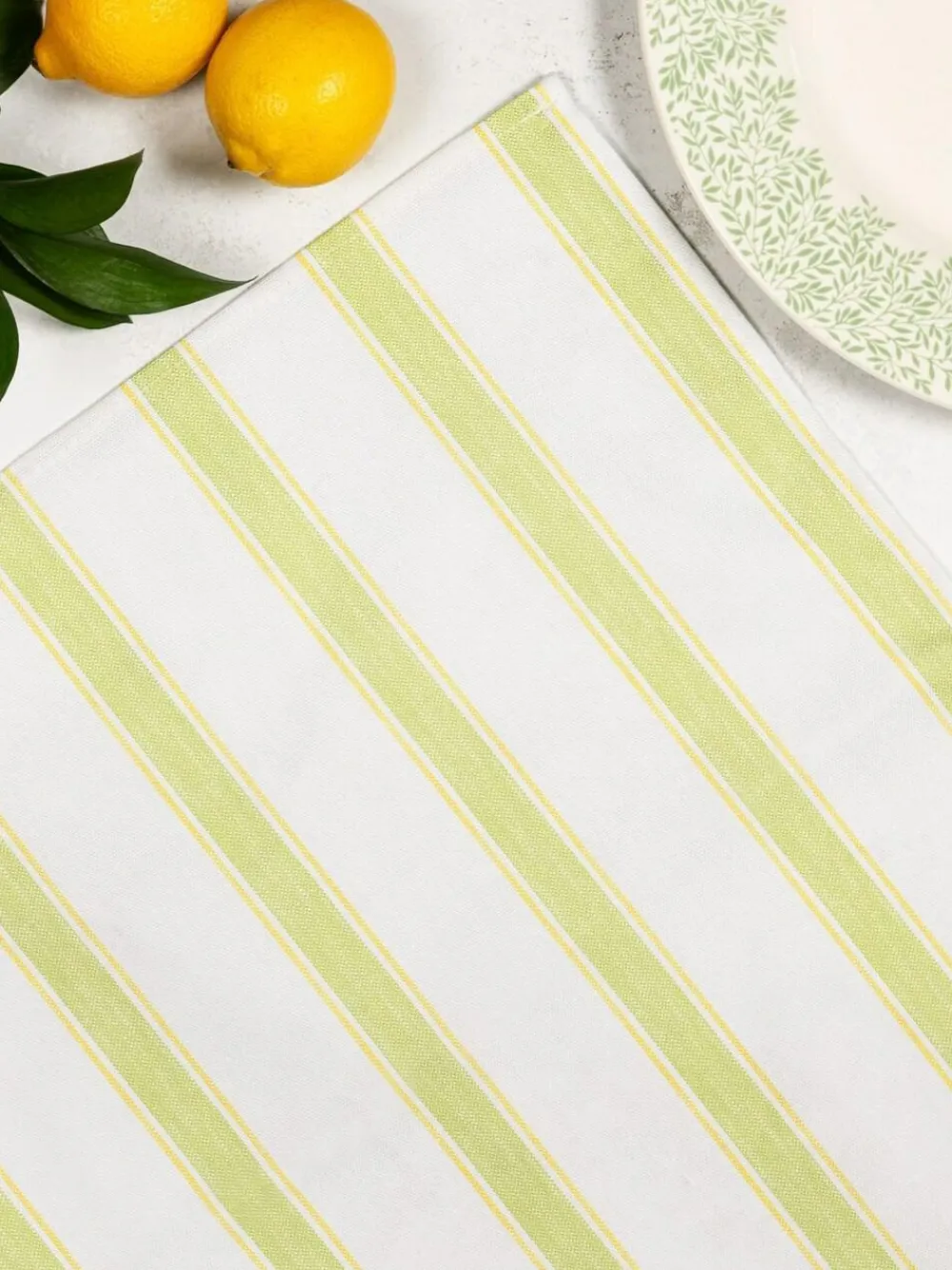 Avalon Home Multi Ticking Stripe Napkins Set of 2^ Table Linen, Placemats & Coasters|Branded Kitchenware