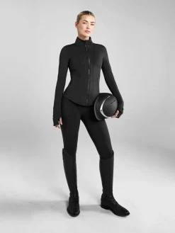 Clearance Aztec Diamond Fitted Jacket Black