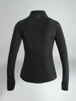 Clearance Aztec Diamond Fitted Jacket Black