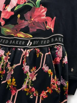 Online B by Ted Baker Black Floral Black Pyjamas
