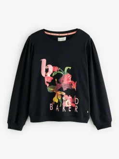 Online B by Ted Baker Black Floral Black Pyjamas