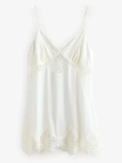 Hot B by Ted Baker Ecru Satin Lace Bridal Slip